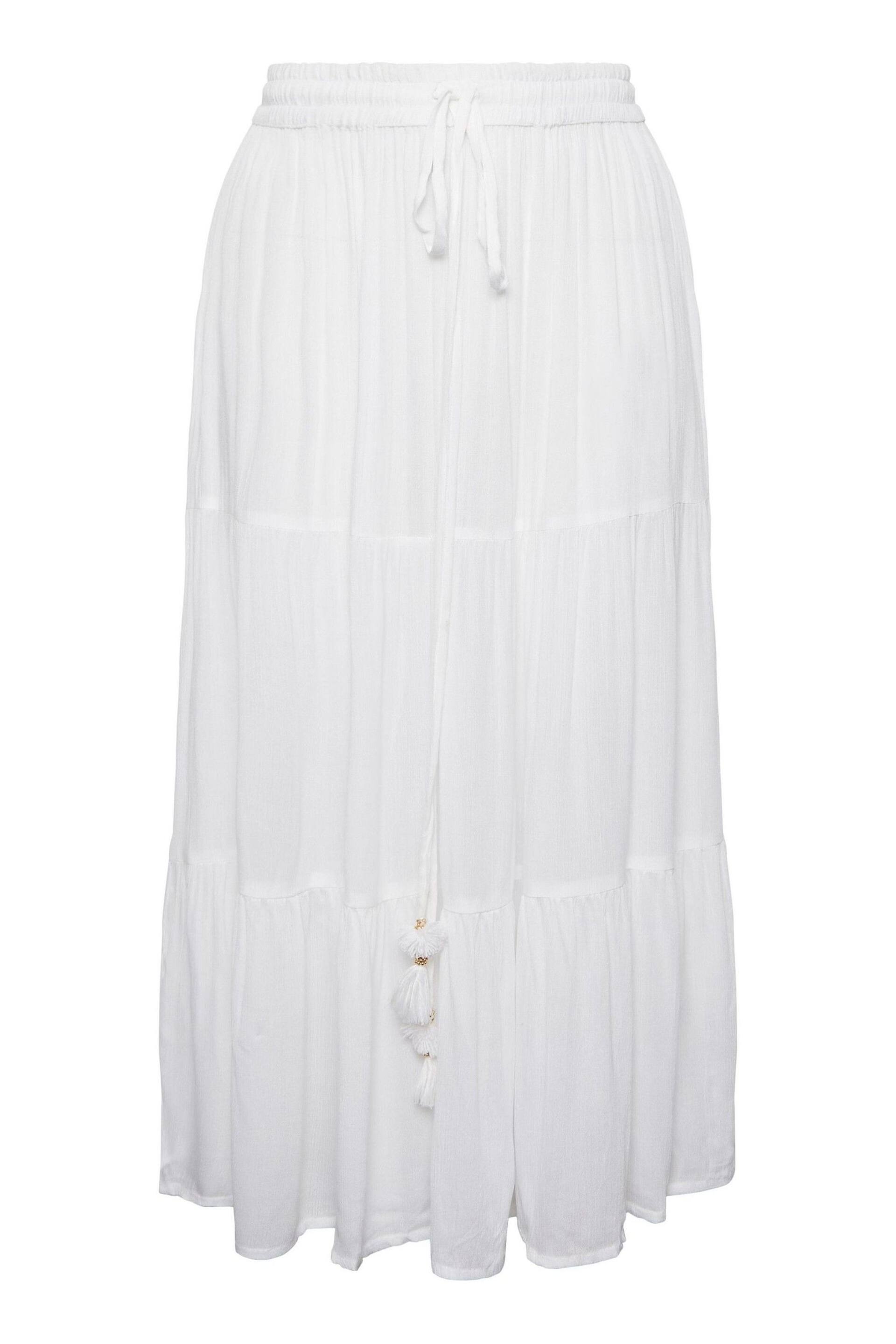 Yours Curve White Beach Skirt - Image 3 of 4