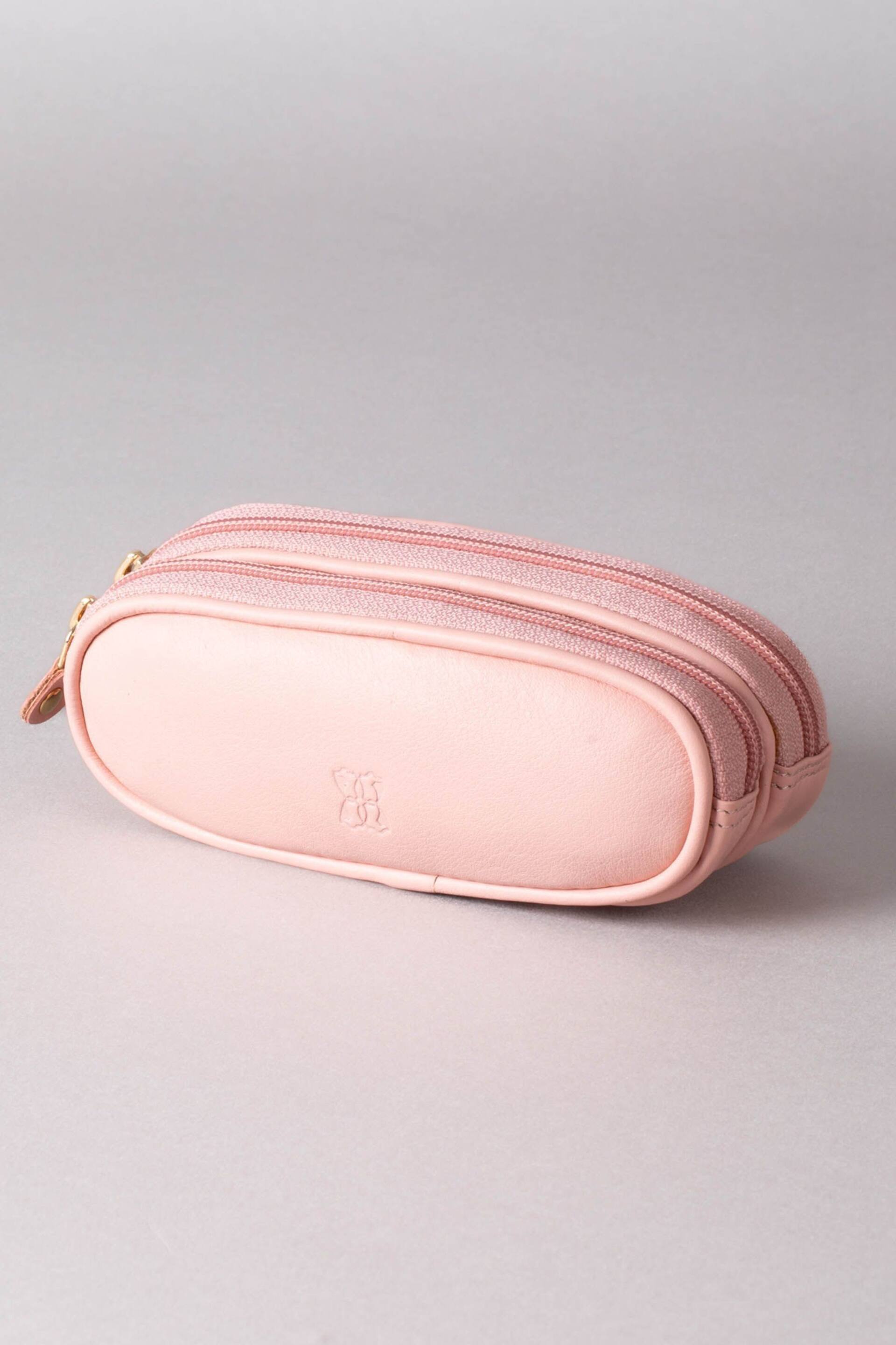 Lakeland Leather Pink Leather Double Glasses Case - Image 1 of 5