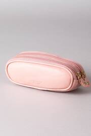 Lakeland Leather Pink Leather Double Glasses Case - Image 3 of 5