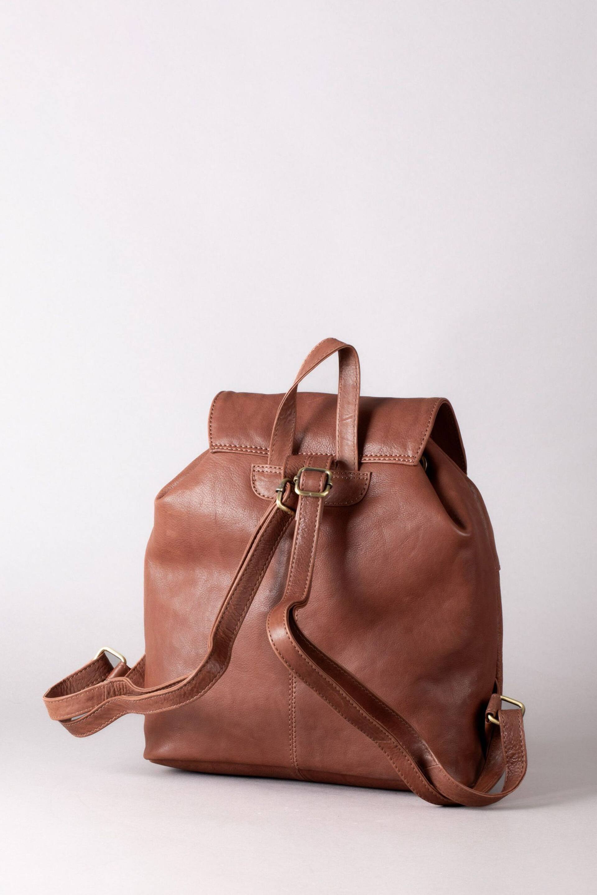 Lakeland Leather Harstone Leather  Backpack - Image 6 of 7