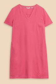 White Stuff Pink Lydia Shift Dress - Image 5 of 7