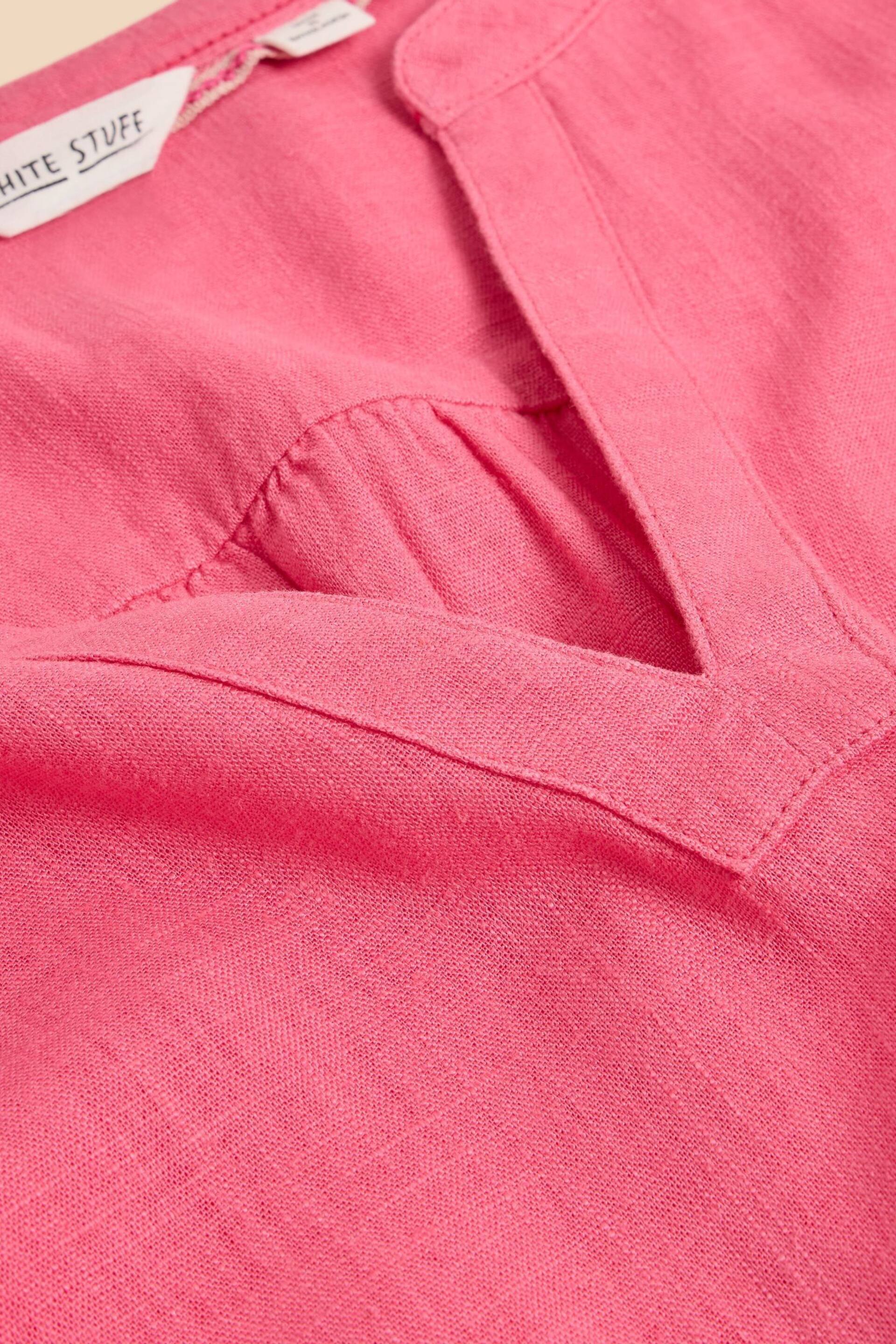 White Stuff Pink Lydia Shift Dress - Image 7 of 7