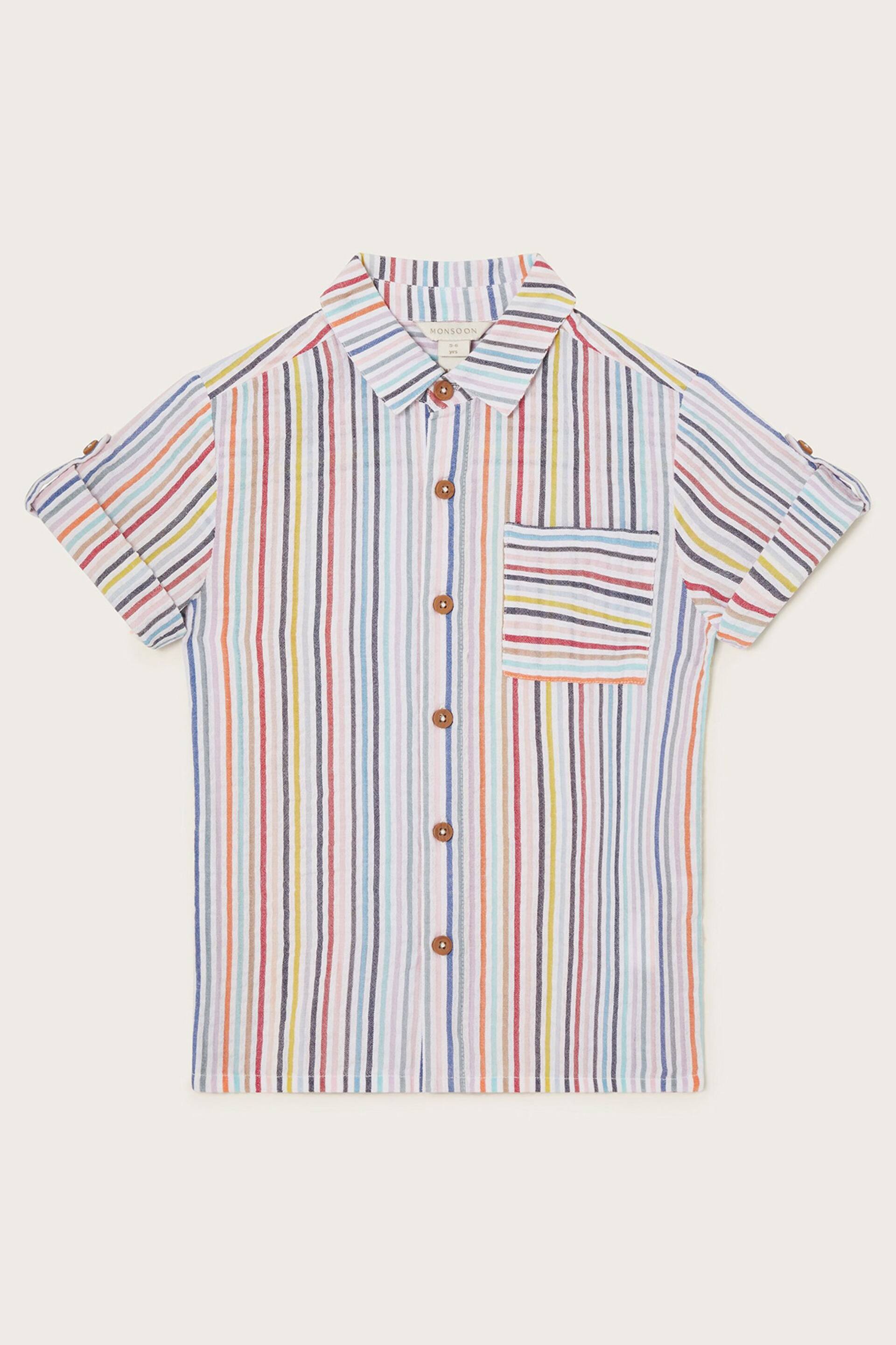 Monsoon Blue Stripe Shirt - Image 1 of 3