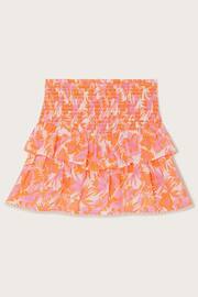 Monsoon Orange Tinashe Palm Print Skort - Image 1 of 3