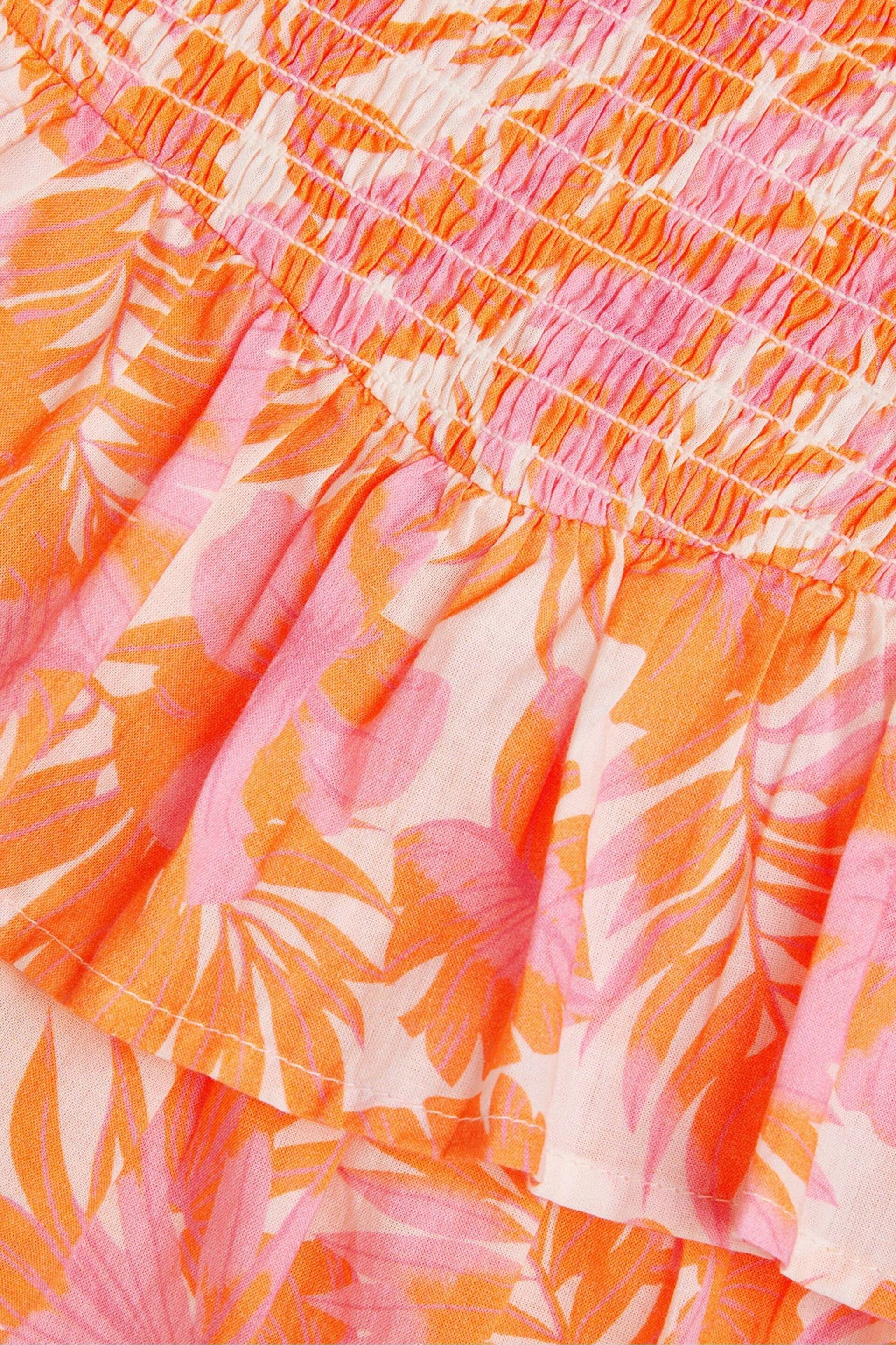 Monsoon Orange Tinashe Palm Print Skort - Image 3 of 3