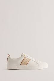 Ted Baker Brown Webbing Cupsole Baily Trainers - Image 1 of 5