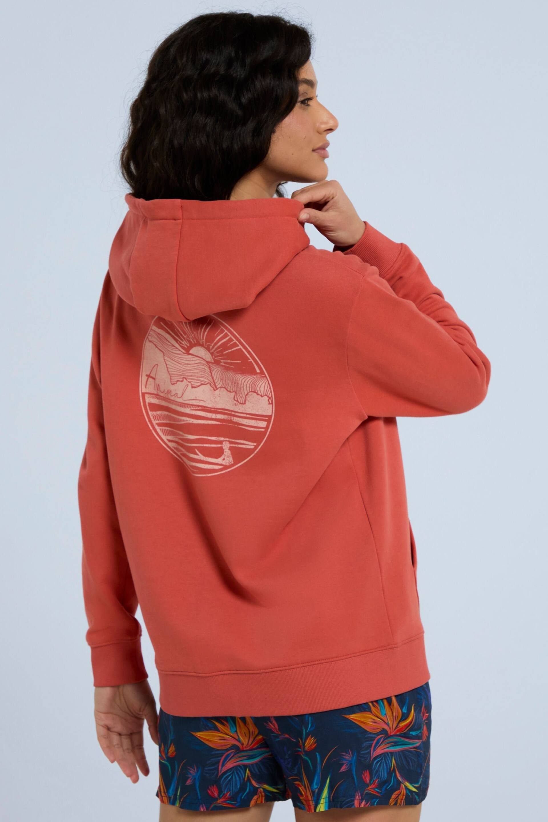 Animal Womens Maya Organic Zip Through Hoodie - Image 3 of 9