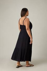 Live Unlimited Black Curve Crinkle Tiered Skirt - Image 5 of 6