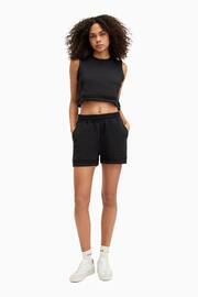 AllSaints Black Ewelina Lila Shorts - Image 1 of 6