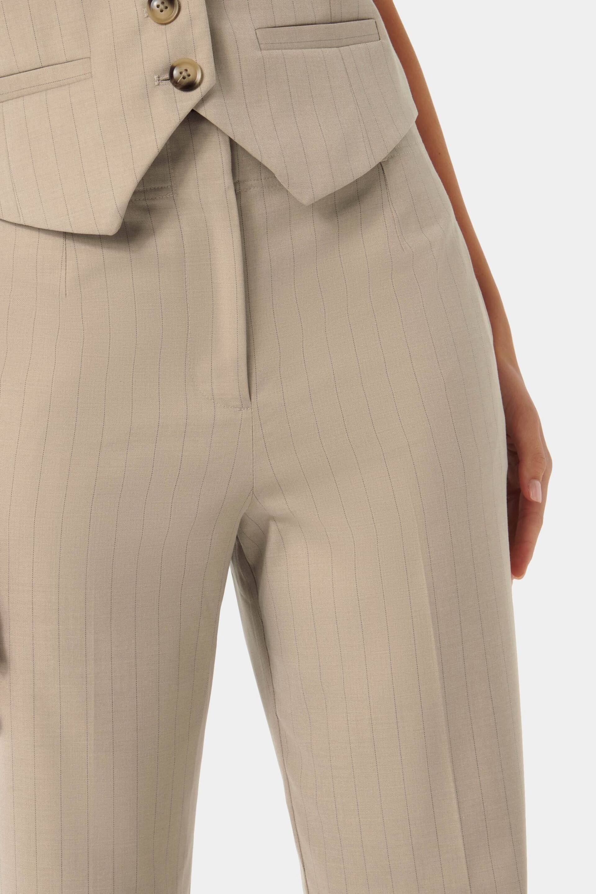 Forever New Natural Emmie Straight Leg Trousers - Image 2 of 5