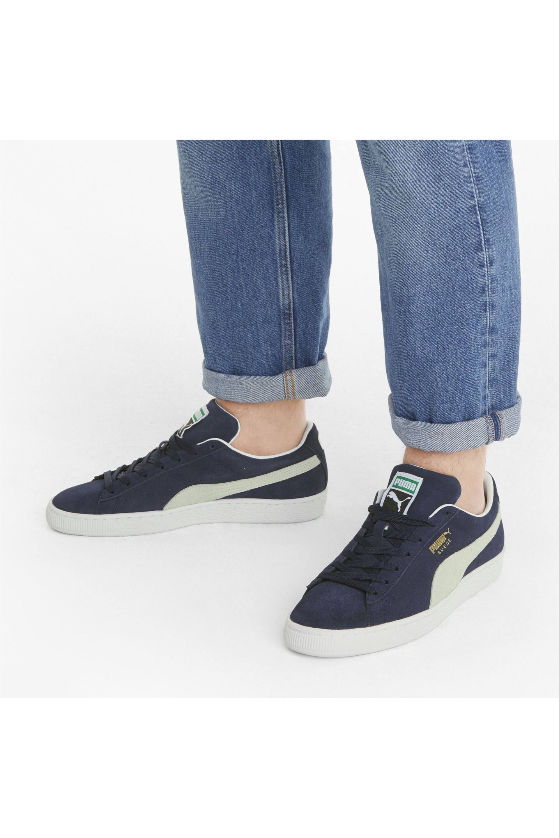 Puma Blue Suede Classic XXI Unisex Trainers - Image 6 of 8