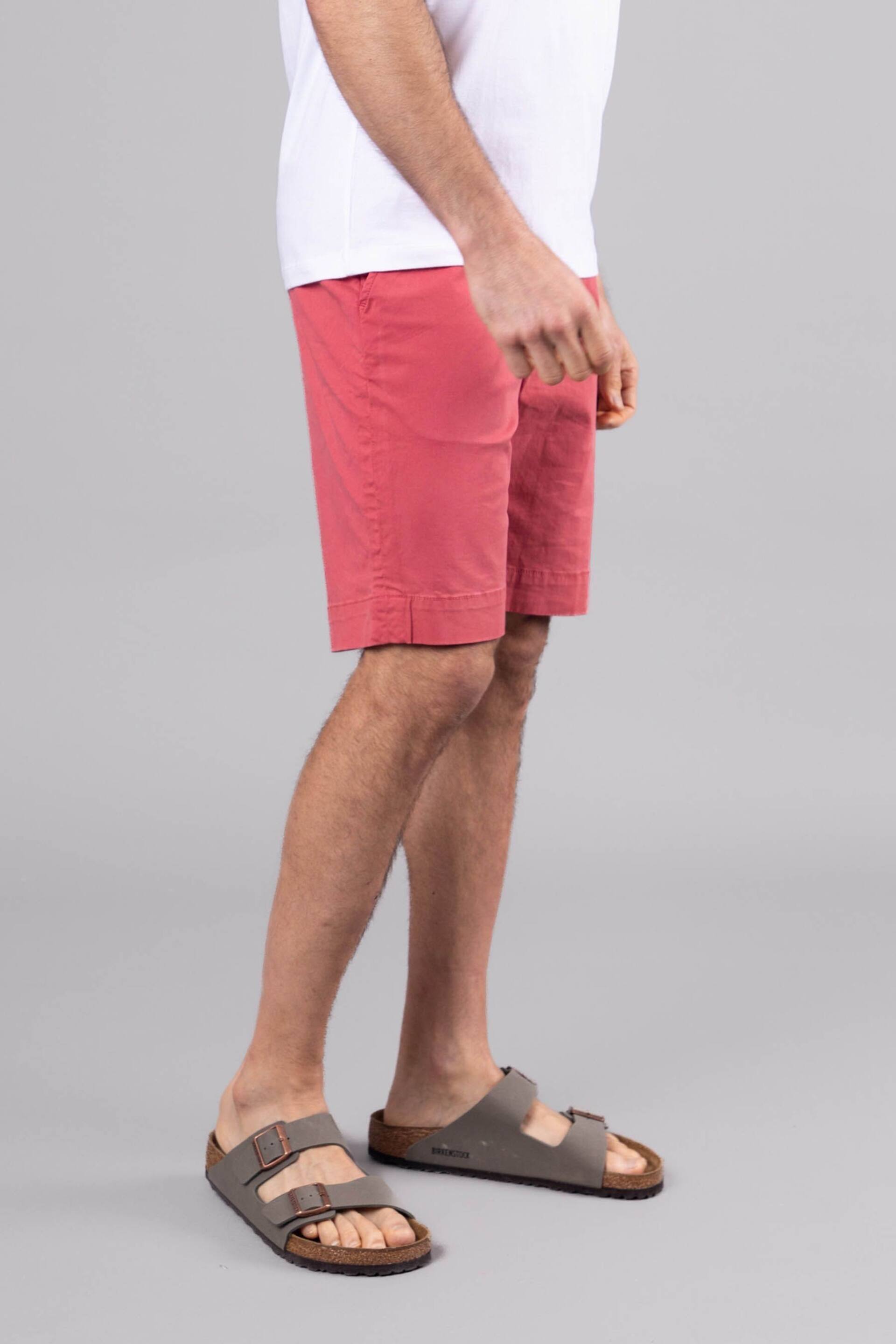 Lakeland Clothing Pink Fynn Cotton Shorts - Image 2 of 3