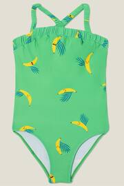 Angels By Accessorize Green Banana Print Swimsuit - Image 1 of 3