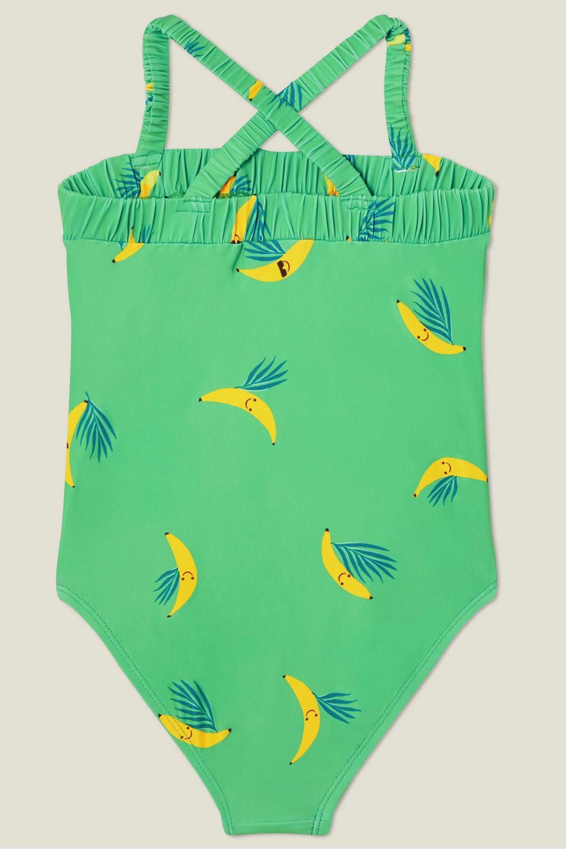 Angels By Accessorize Green Banana Print Swimsuit - Image 2 of 3