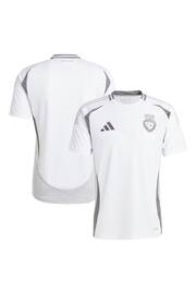 adidas White Latvia Away Football Shirt 2024 - Image 1 of 3