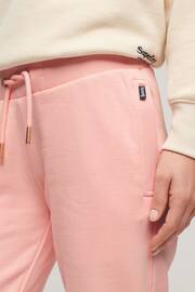 Superdry Pink Essential Logo Joggers - Image 3 of 3