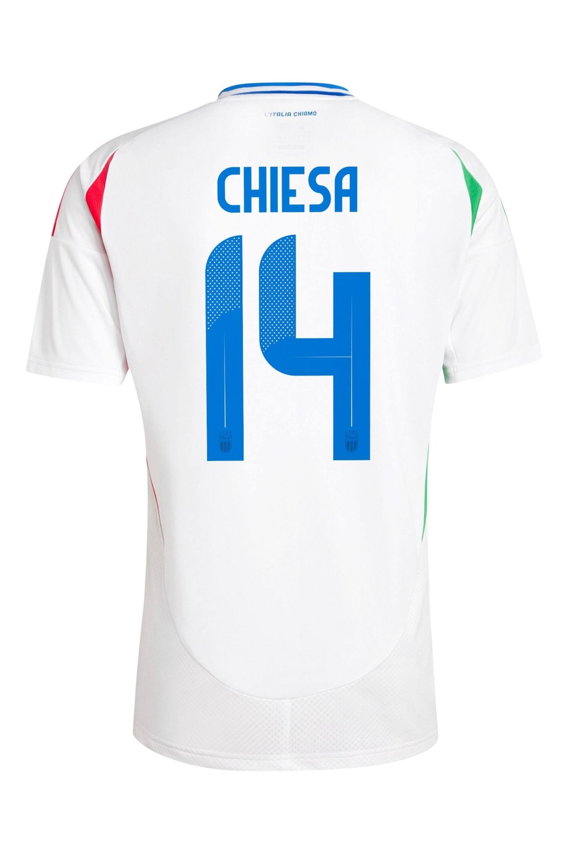 adidas White Italy Away 2024 Shirt - Image 3 of 3