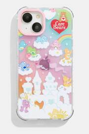 Skinnydip Pink Care Bears Rainbow Castle Shock iPhone 14 Phone Case - Image 1 of 4