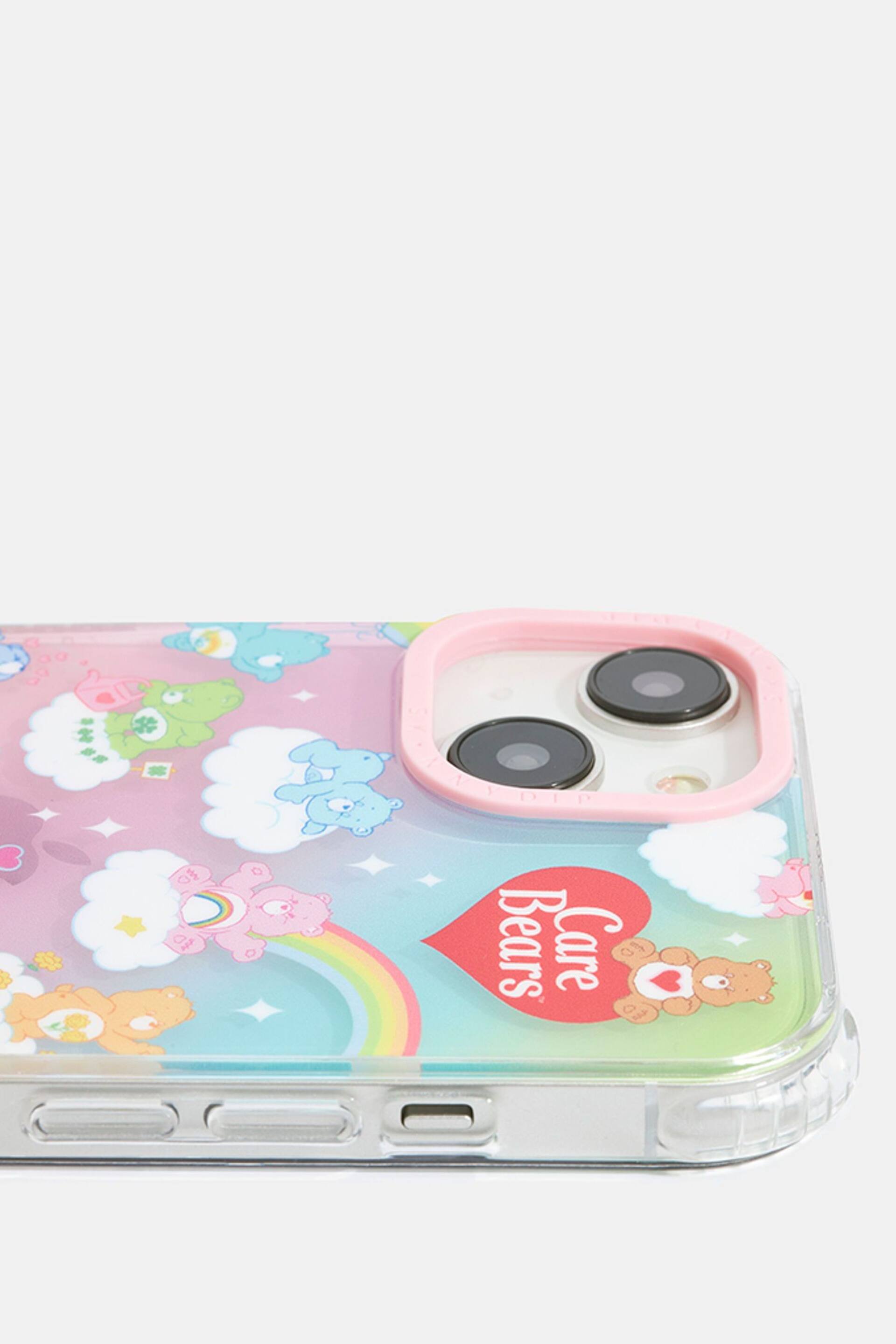 Skinnydip Pink Care Bears Rainbow Castle Shock iPhone 14 Phone Case - Image 3 of 4