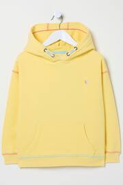FatFace Yellow Creature Graphic Popover Hoodie - Image 4 of 5
