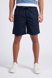 U.S. Polo Assn. Mens Blue Linen Blend Deck Shorts - Image 1 of 8