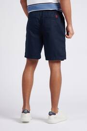 U.S. Polo Assn. Mens Blue Linen Blend Deck Shorts - Image 4 of 8