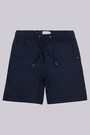 U.S. Polo Assn. Mens Blue Linen Blend Deck Shorts - Image 5 of 8