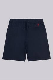 U.S. Polo Assn. Mens Blue Linen Blend Deck Shorts - Image 6 of 8