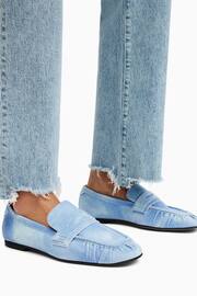 AllSaints Blue Sapphire Suede Loafers - Image 1 of 5