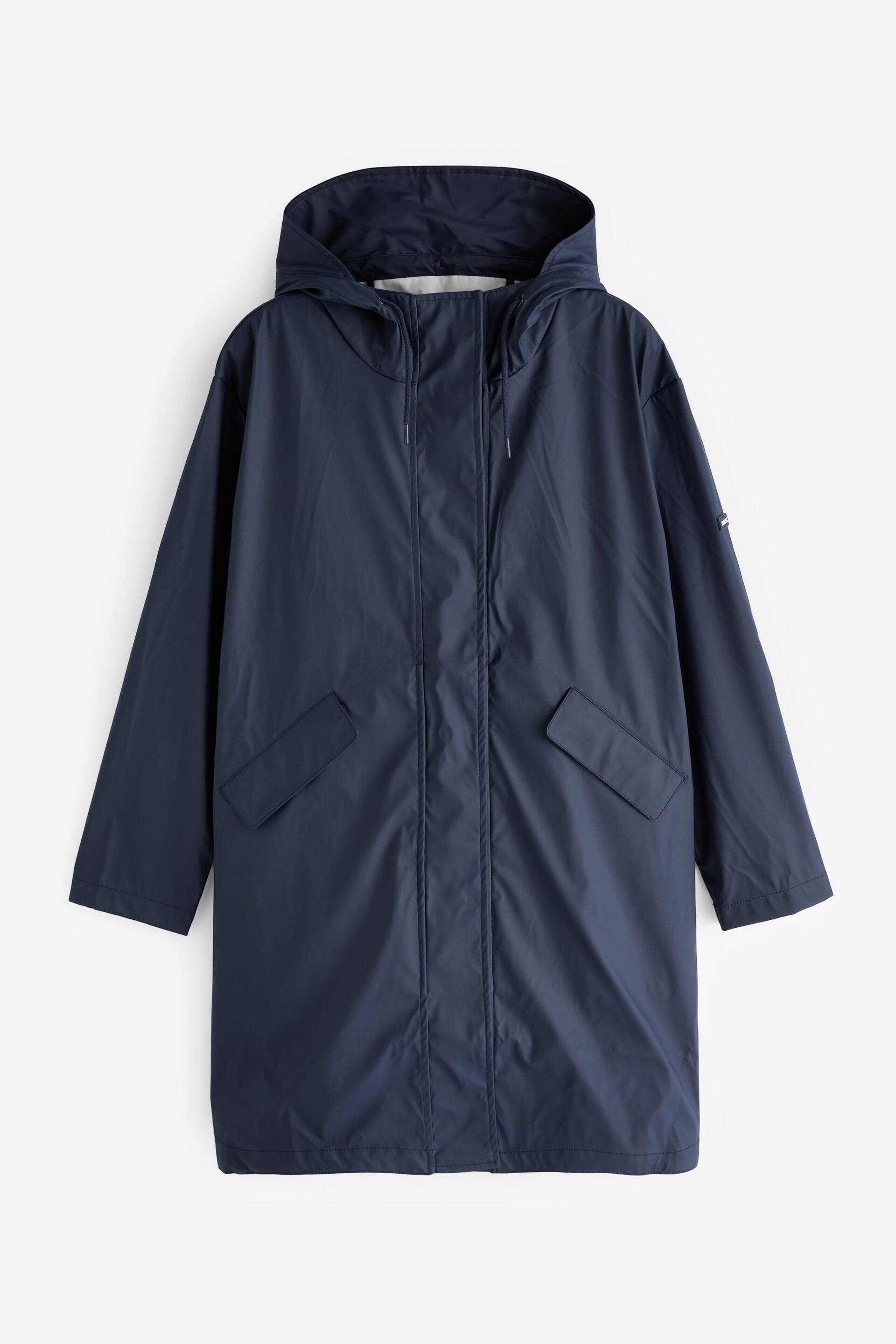 Regatta Blue Truelsa Mid Length Hooded Rain Jacket - Image 7 of 7