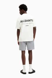 AllSaints Grey Underground Swim Shorts - Image 3 of 8