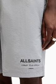 AllSaints Grey Underground Swim Shorts - Image 6 of 8