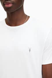 AllSaints Grey Tonic Short Sleeve Crew T-Shirt 3 Pack - Image 8 of 8