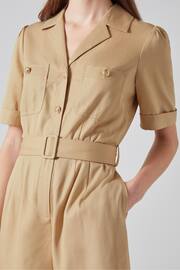 LK Bennett Stella Lined Blend Belted Jumpsuit - Image 3 of 3