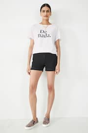 Hush Black Cara Denim Shorts - Image 1 of 5