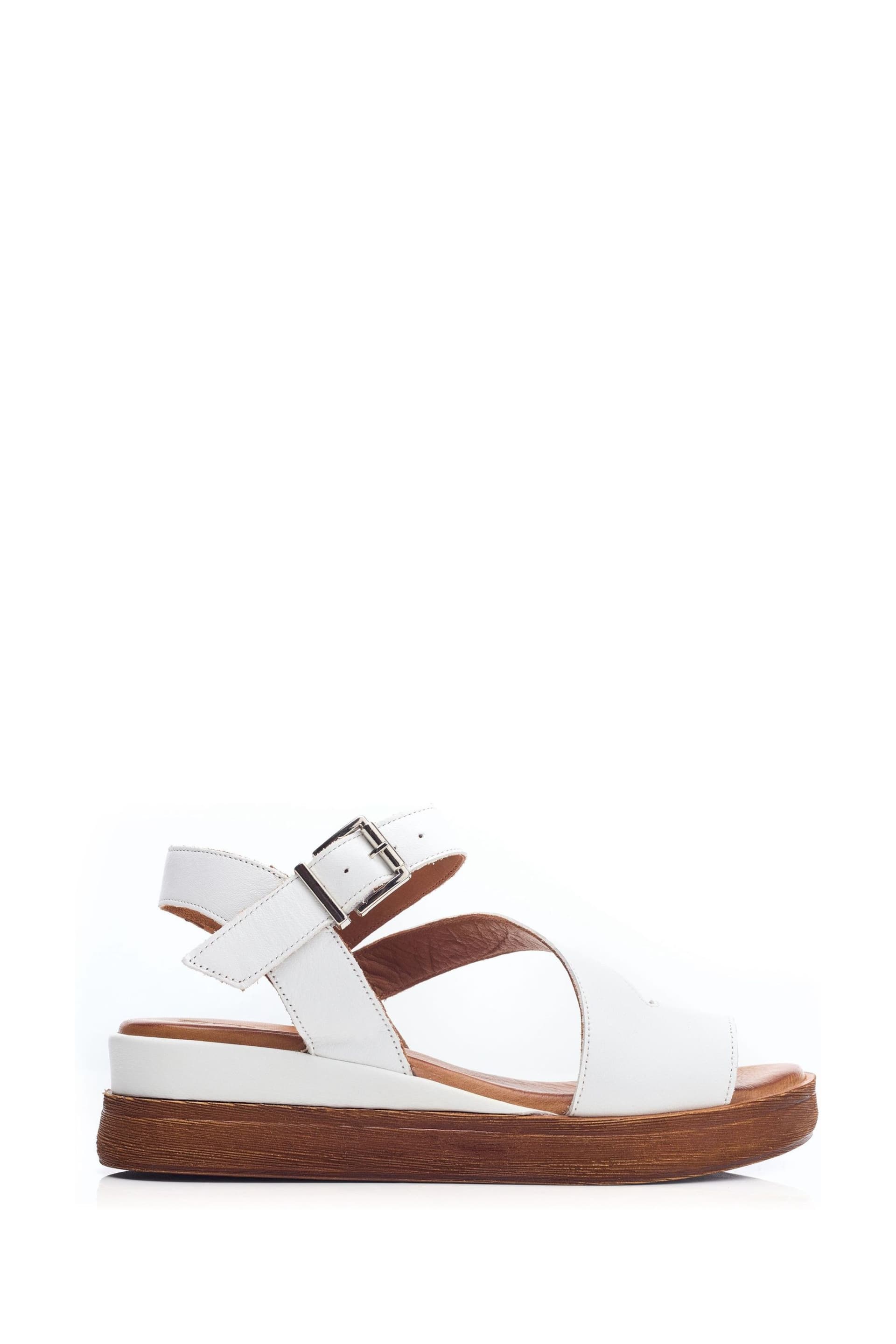 Moda in Pelle Palmers Asymetric Low Wedges - Image 1 of 4