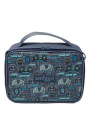 Smiggle Grey Epic Adventures Oblong Attach Lunchbox - Image 1 of 5