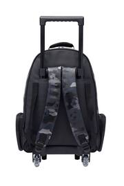 Smiggle Black Assist Trolley Backpack With Light Up Wheels - Image 2 of 4