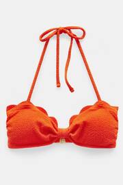 Hush Orange Stella Scallop Bandeau Bikini Bottom - Image 1 of 5