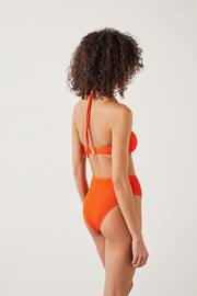 Hush Orange Stella Scallop Bandeau Bikini Bottom - Image 3 of 5