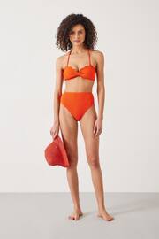 Hush Orange Stella Scallop Bandeau Bikini Bottom - Image 5 of 5