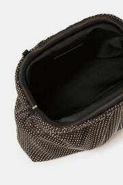 Forever New Black Courtney Ruched Clutch - Image 2 of 4