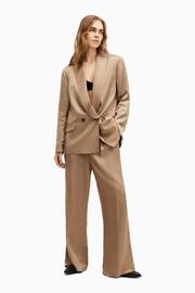 AllSaints Brown Goldie Trousers - Image 5 of 8