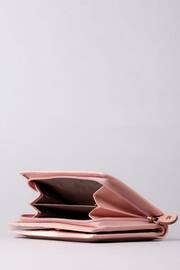 Lakeland Leather Pink Icon Medium Leather Flapover Purse - Image 4 of 4