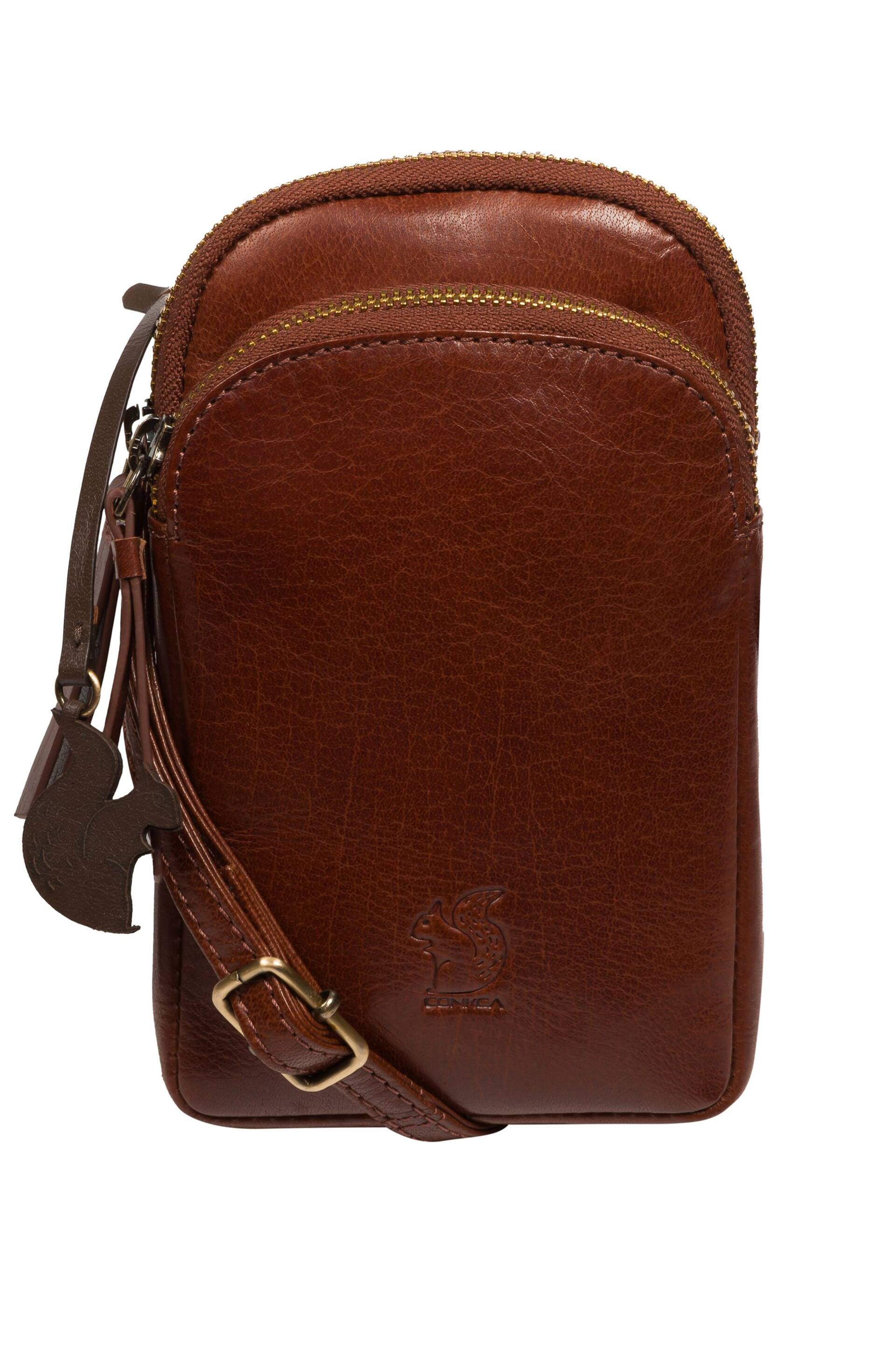 Conkca 'Leia' Leather Cross-Body Phone Bag - Image 3 of 8