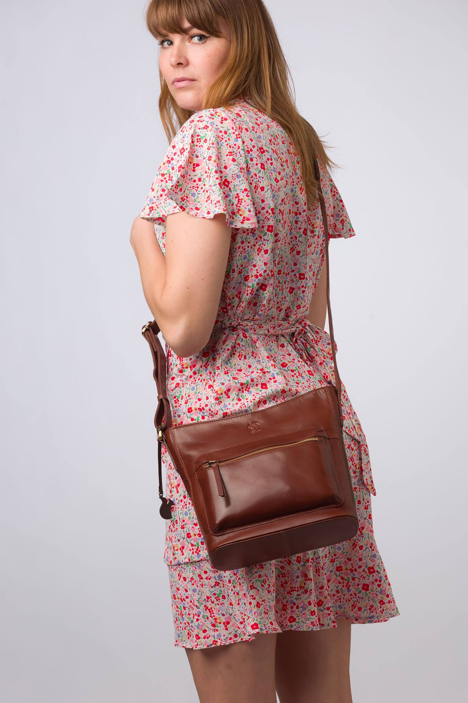 Conkca 'Liberty' Leather Shoulder Bag - Image 1 of 7