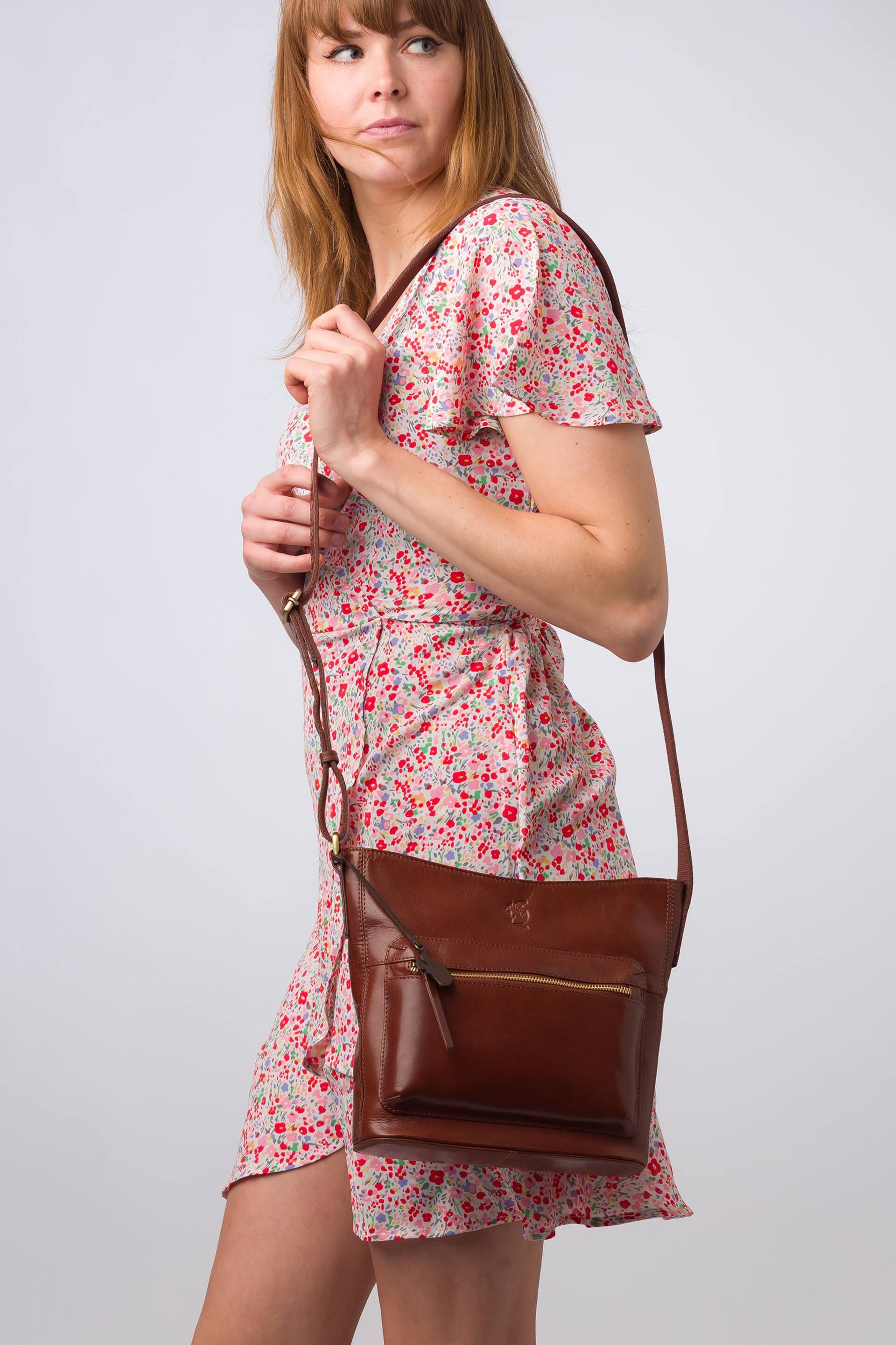 Conkca 'Liberty' Leather Shoulder Bag - Image 2 of 7