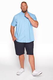BadRhino Big & Tall Blue Stretch Chino Shorts - Image 1 of 5