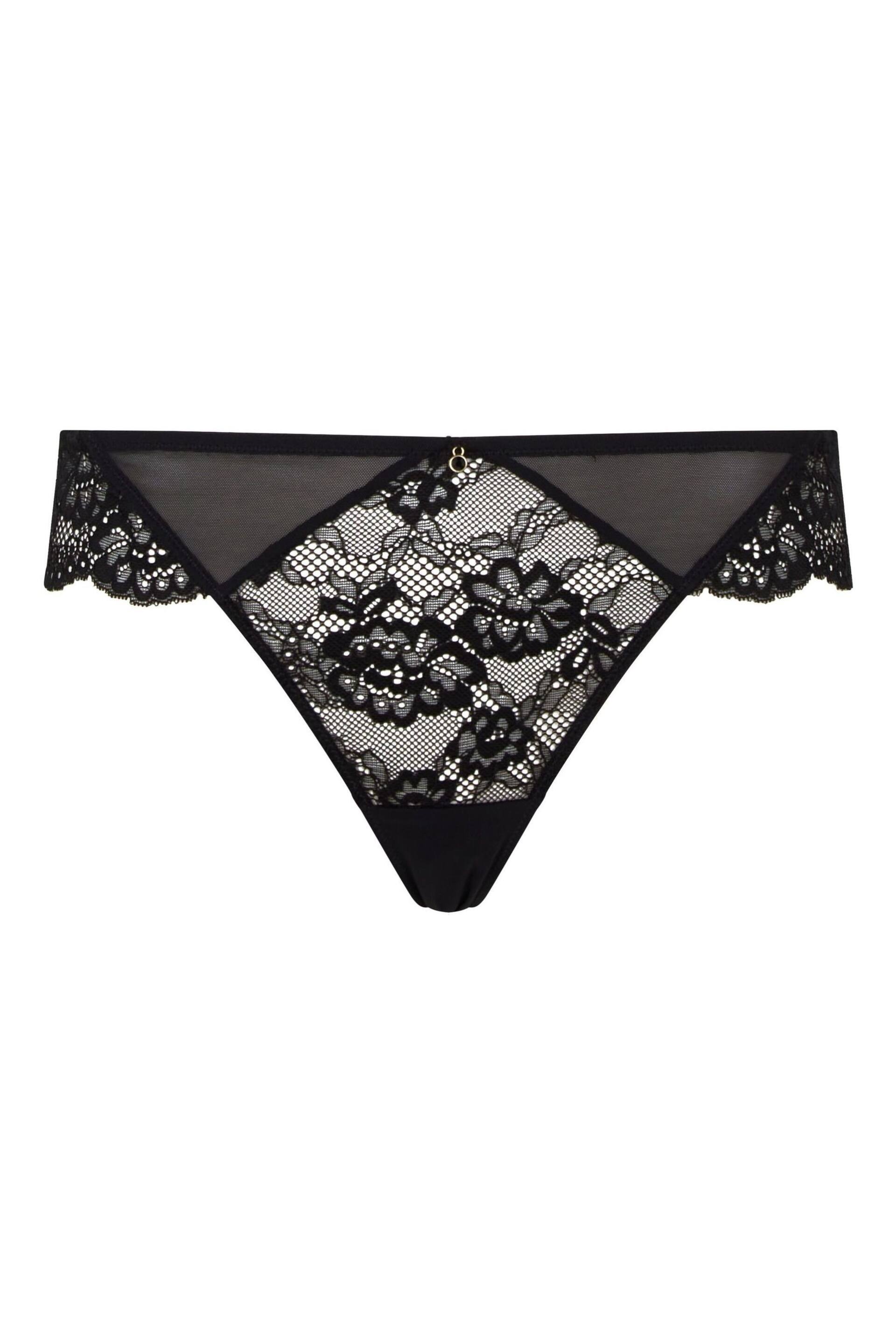Ann Summers Black Sexy Lace Planet String Knickers - Image 5 of 5
