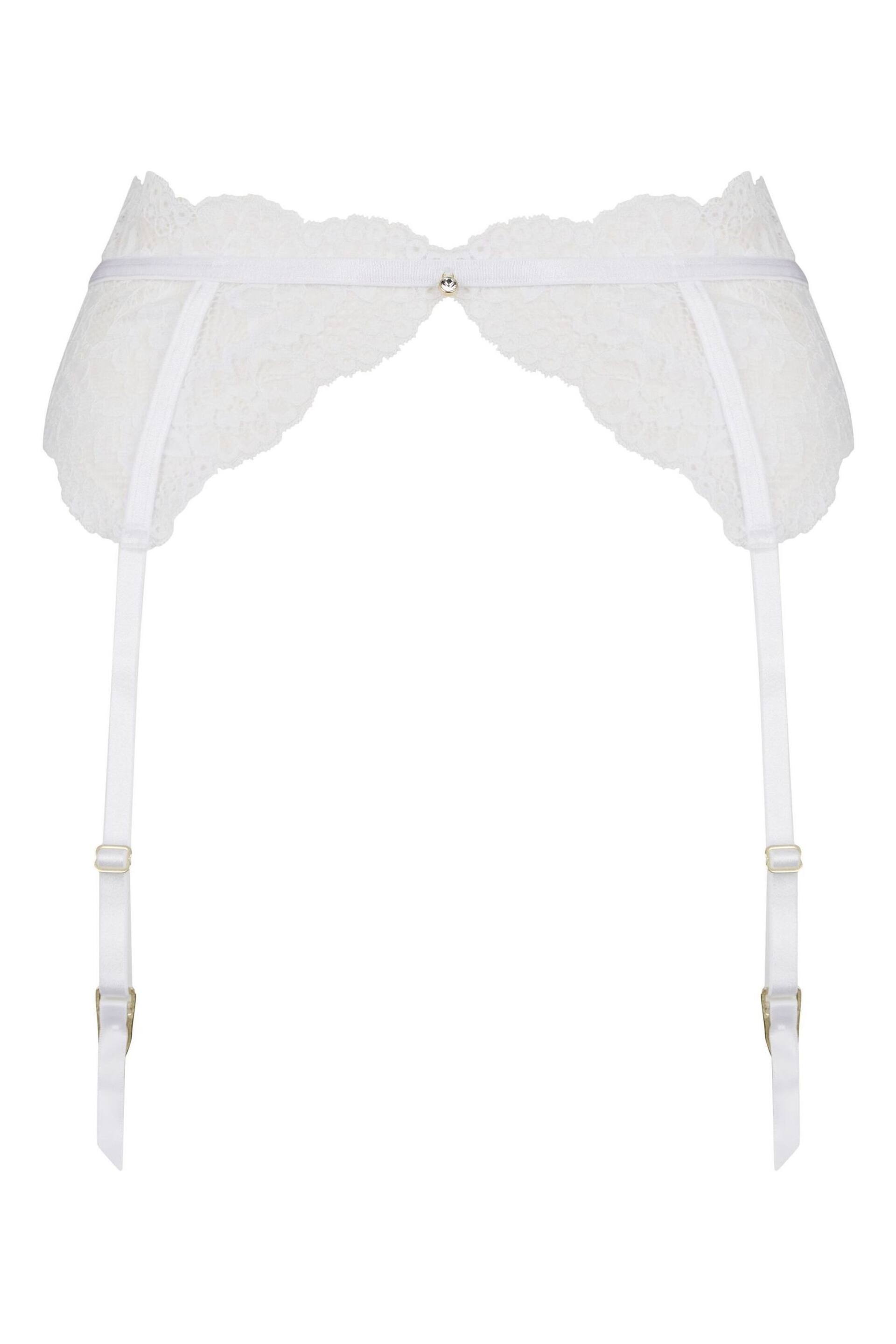 Ann Summers White Sexy Lace Planet Suspender Belt - Image 6 of 6